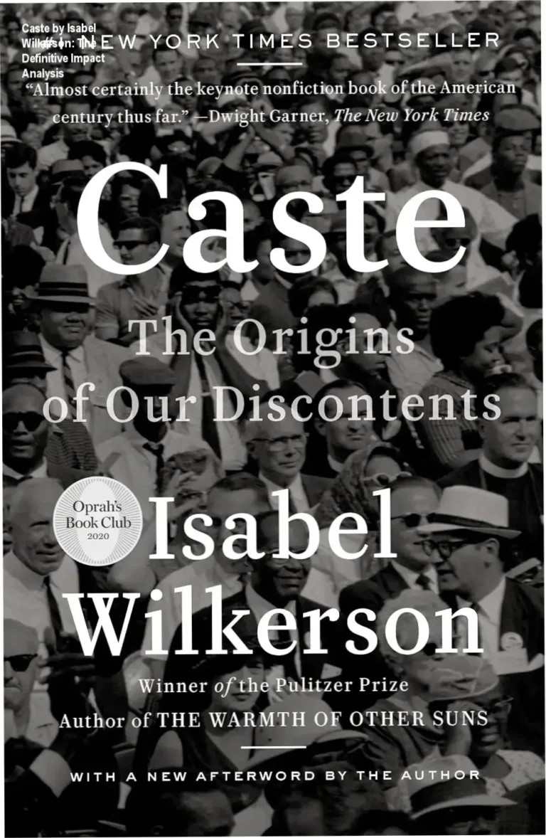 Book cover of Caste by Isabel Wilkerson focusing on social hierarchy analysis