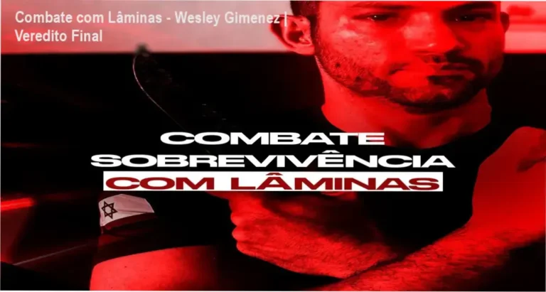 Manual técnico de combate e sobrevivência com lâminas do Mestre Wesley Gimenez