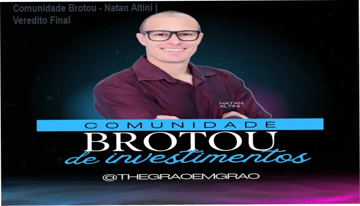 Interface do treinamento Comunidade Brotou de Natan Altini focado em investimentos previdenciários