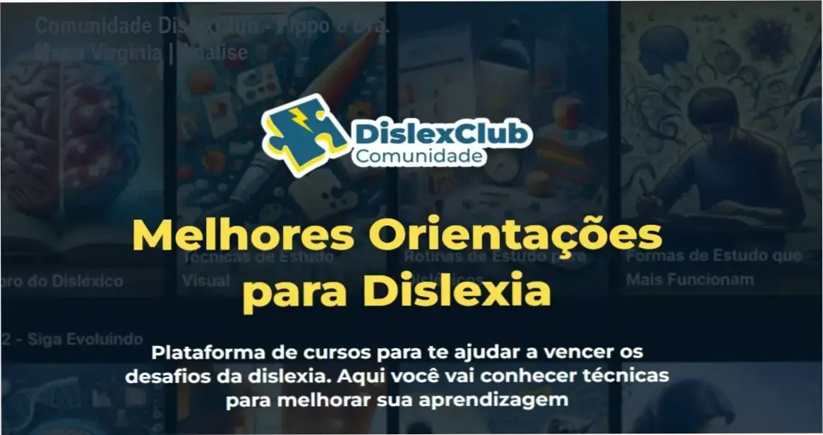 Representação da metodologia de estudos adaptados para disléxicos da Comunidade DislexClub