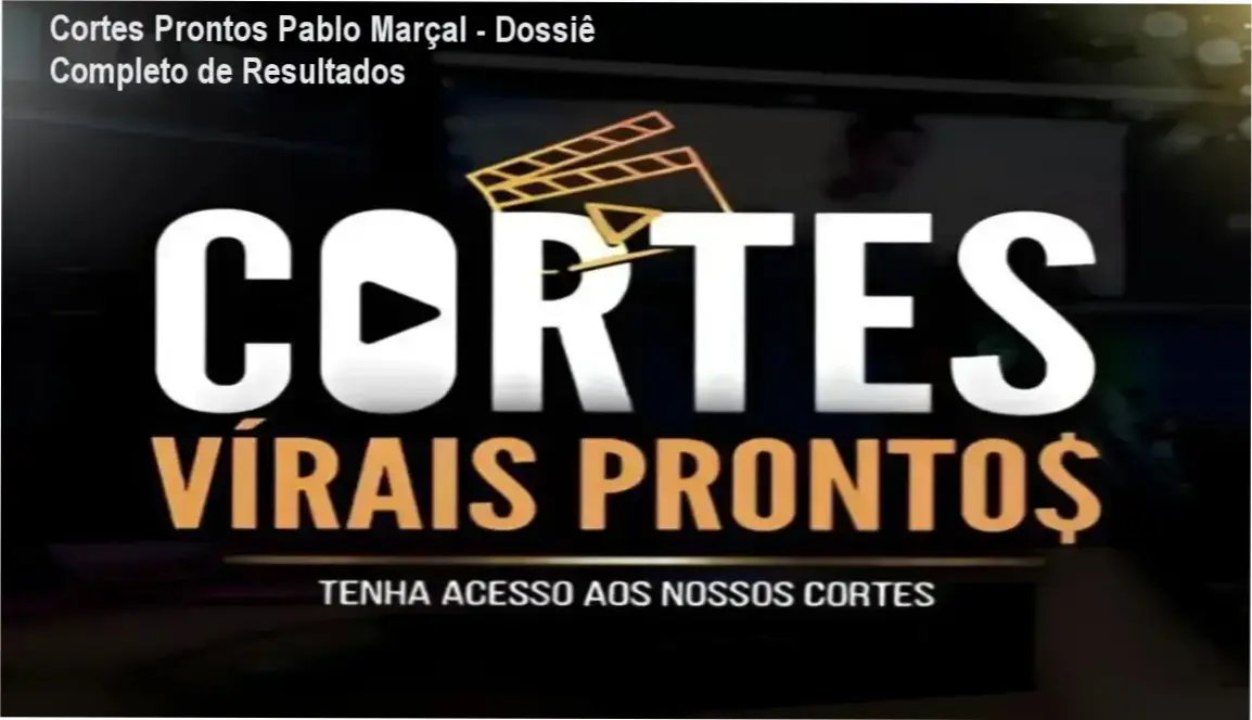 Interface de visualização de pacotes de vídeos editados para redes sociais motivacionais