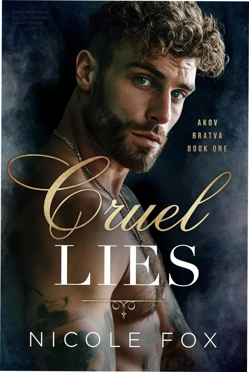 Digital cover of Cruel Lies by Nicole Fox showcasing a dark Bratva romance aesthetic