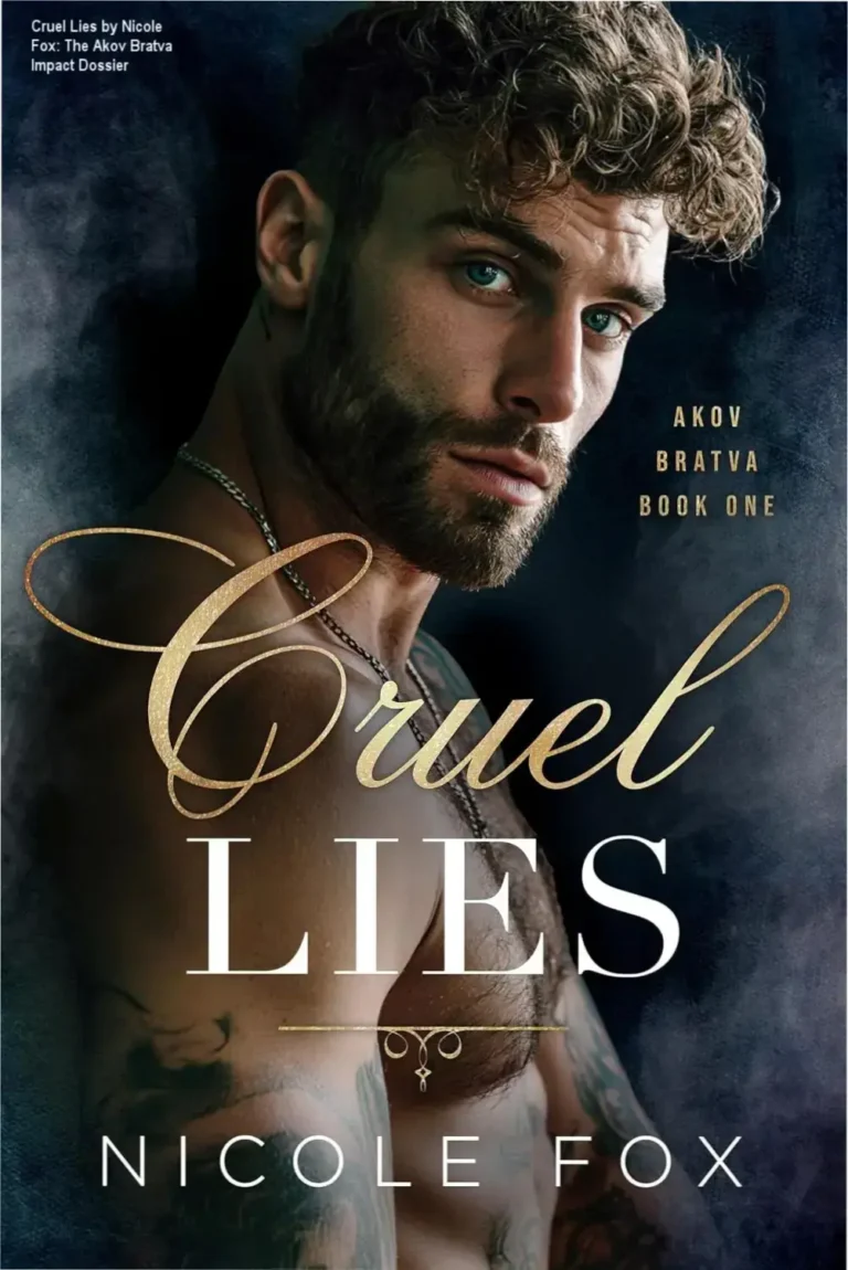 Cruel Lies book cover by Nicole Fox featuring the Akov Bratva romance theme