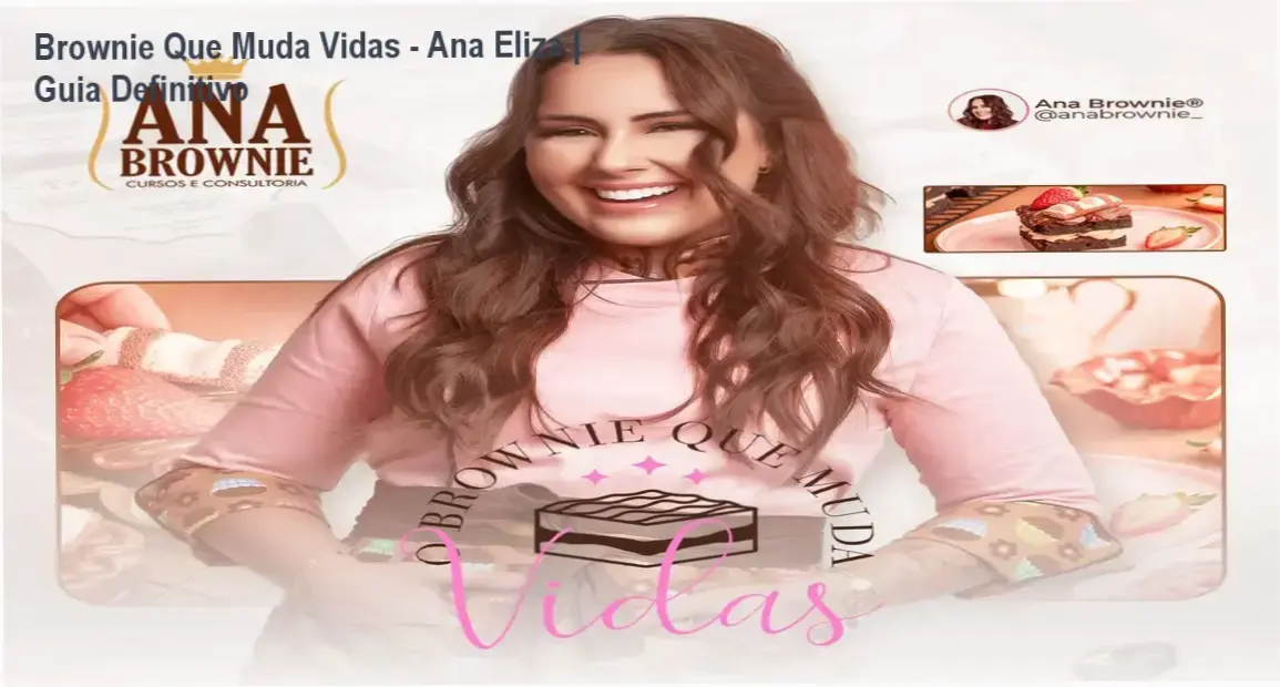 Curso de brownie gourmet com estrutura de confeitaria lucrativa e marketing digital