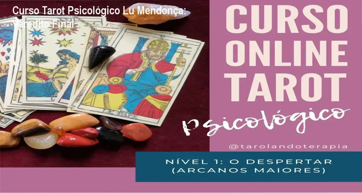 Lu Mendonça ensinando leitura de Tarot Psicológico com abordagem terapêutica junguiana