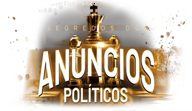 Representação visual de estratégias de tráfego pago aplicadas ao marketing político e campanhas eleitorais