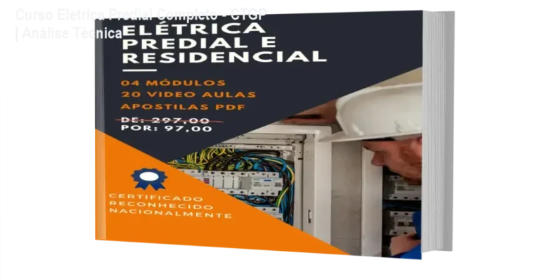 Encapsulado digital do curso Elétrica Predial e Residencial CTGP com título holográfico