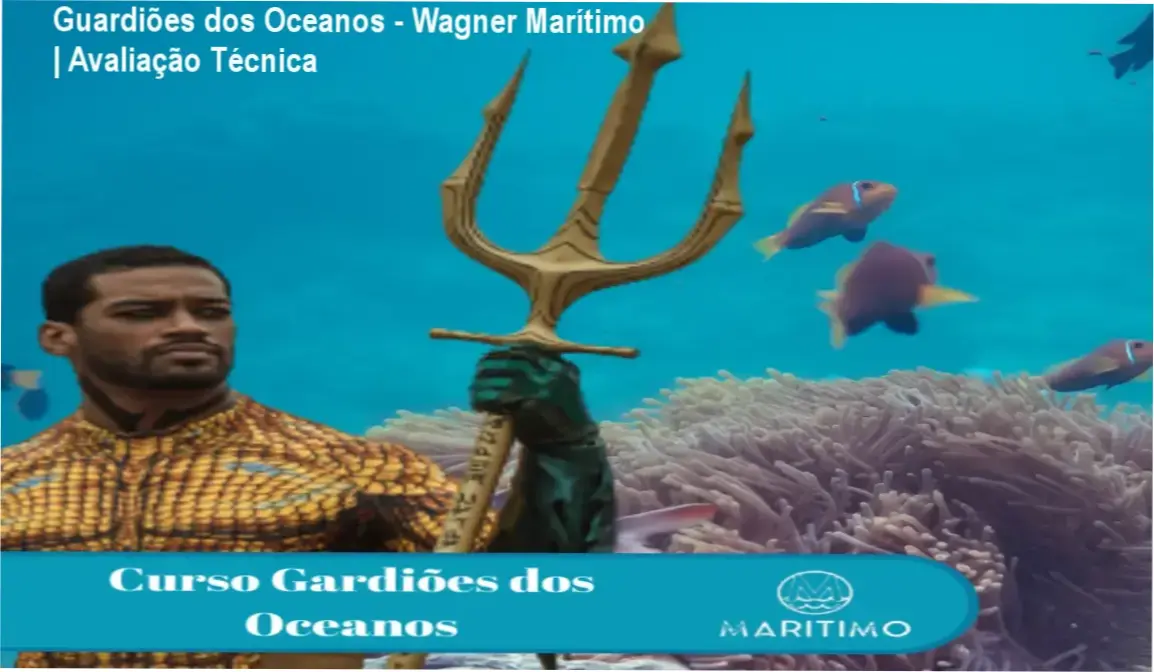 Mergulhador realizando monitoramento técnico de corais e biodiversidade marinha