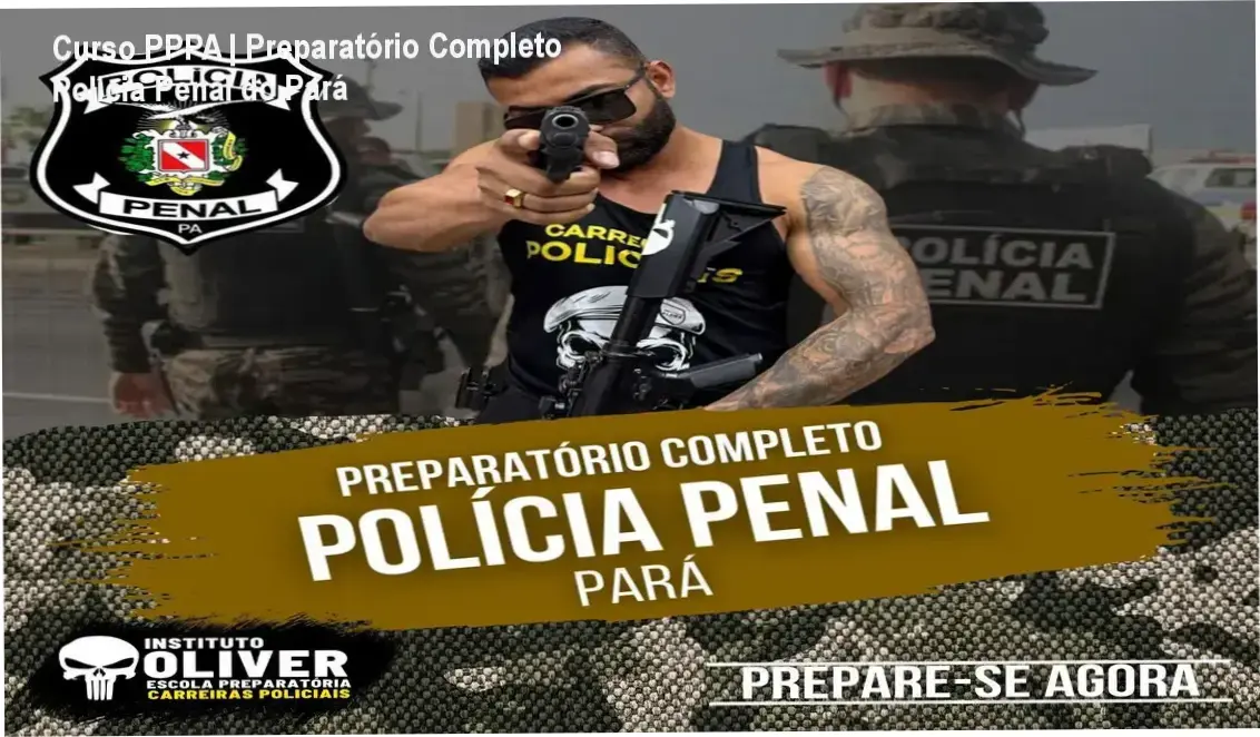 Curso online para Polícia Penal do Pará com professores especializados