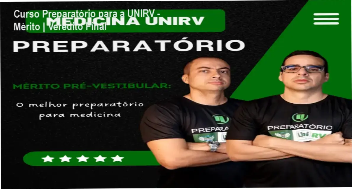 Material de estudo do Curso Preparatório para a UNIRV da Mérito Acompanhamento Escolar