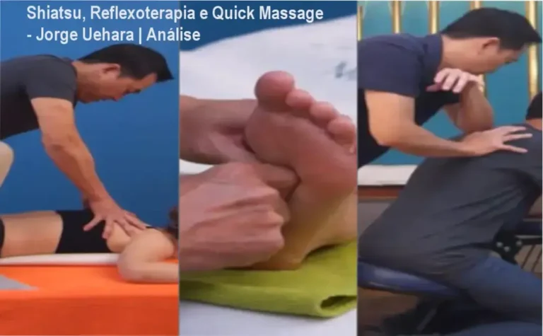 Profissional aplicando técnicas de Shiatsu e Reflexoterapia japonesa