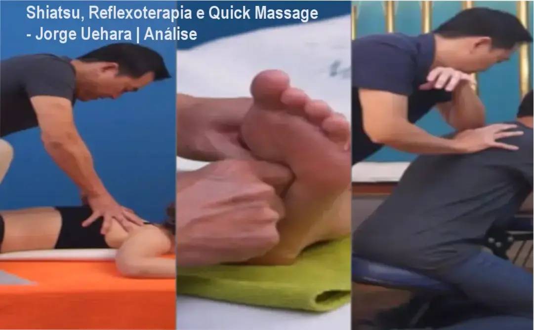Profissional aplicando técnicas de Shiatsu e Reflexoterapia japonesa