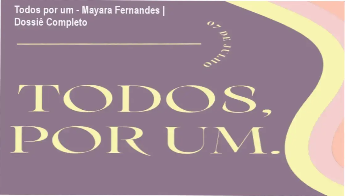 Capa do curso Todos por um de Mayara Fernandes focado em diferenciação e design de eventos