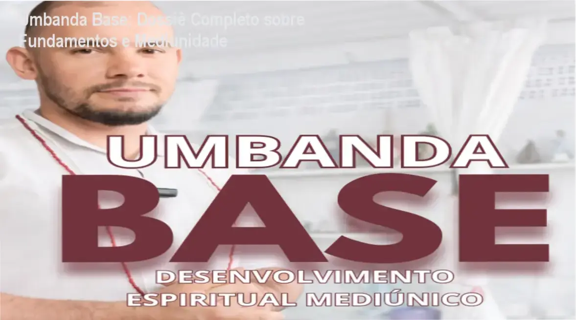 Representação visual de estudos e fundamentos da Umbanda para evolução espiritual