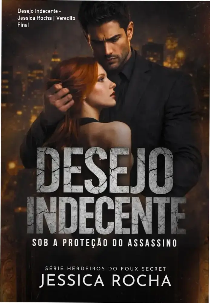 Capa do ebook Desejo Indecente de Jessica Rocha evidenciando o clima de romance dark