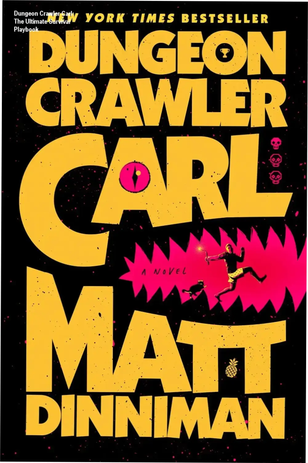 Cover of Dungeon Crawler Carl featuring alien game show survival concept