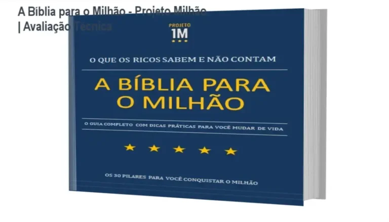 Capa do e-book A Bíblia para o Milhão do Projeto Milhão sobre prosperidade