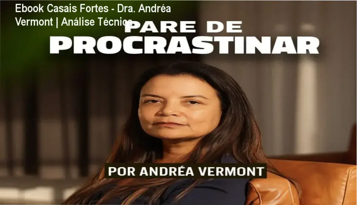 Capa digital do Ebook Casais Fortes da Dra. Andréa Vermont sobre dinâmicas de relacionamento