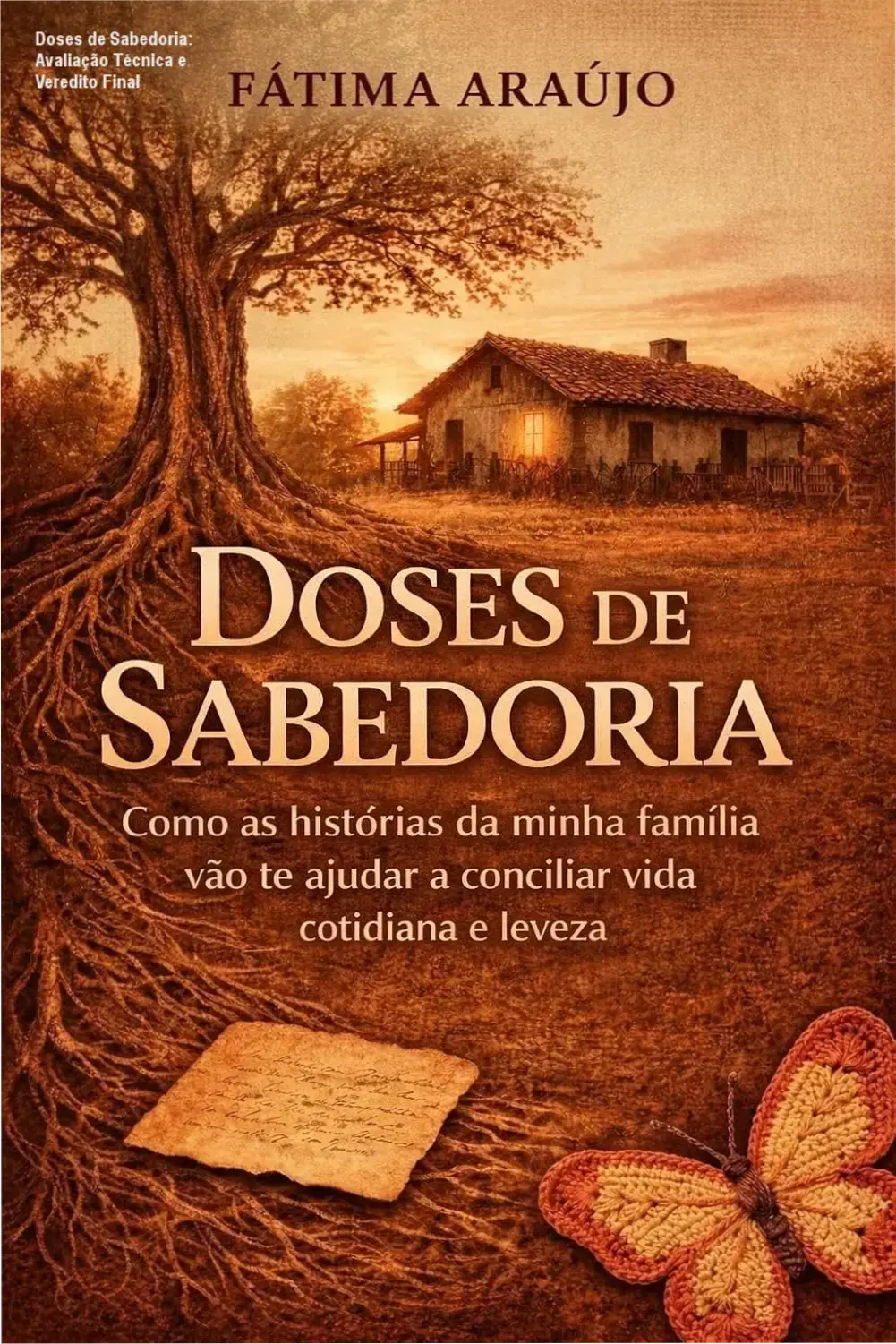 Capa do ebook Doses de Sabedoria com foco em equilíbrio e leveza cotidiana