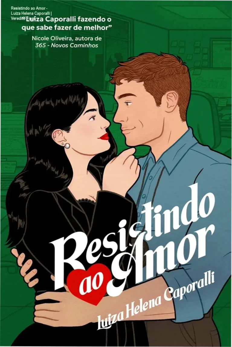 Capa do livro Resistindo ao Amor, romance de suspense de Luiza Helena Caporalli