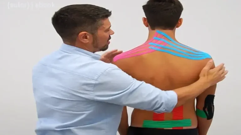 Guia detalhado do curso TAPING COMPLETO com técnicas de taping aplicadas em fisioterapia