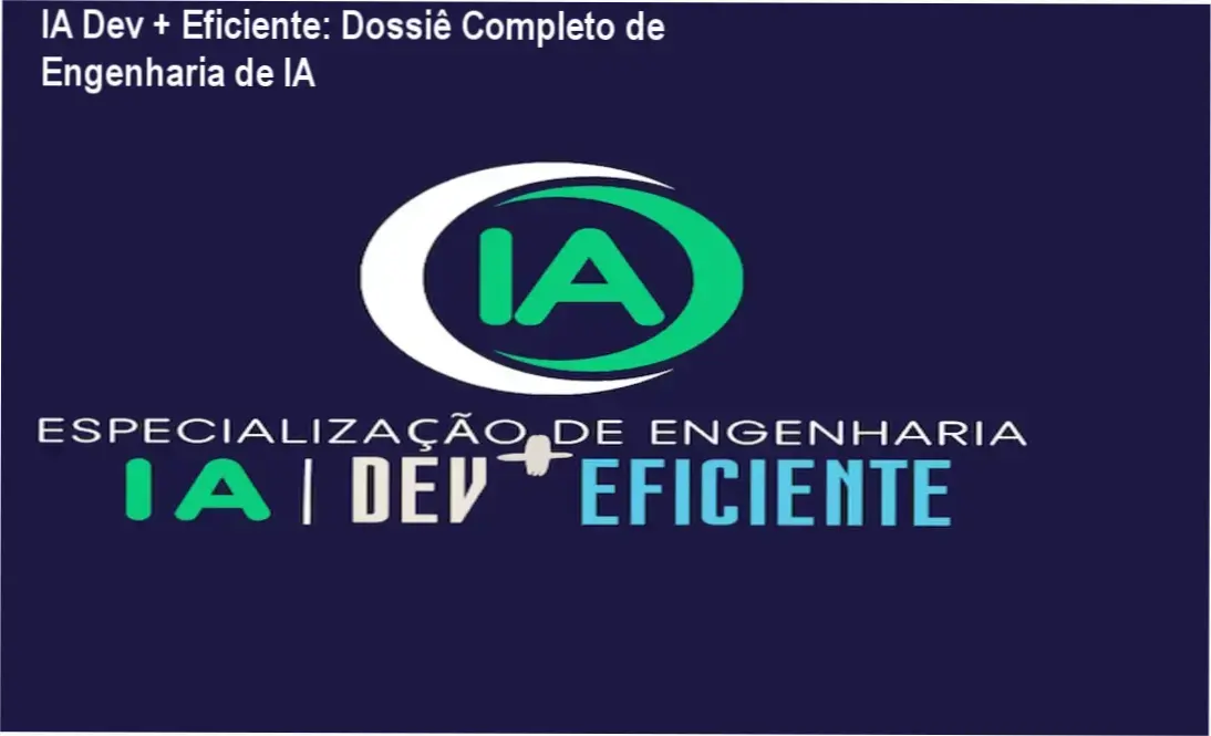 Interface do curso Especialização em Engenharia de IA Dev + Eficiente para desenvolvedores