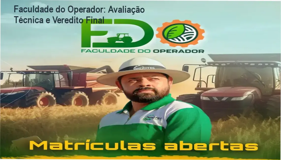 Operador de máquinas agrícolas utilizando tecnologia de ponta no campo