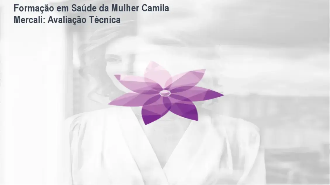 Representação visual de materiais de estudo e guia da Formação em Saúde da Mulher de Camila Mercali para nutricionistas