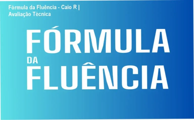 Infográfico demonstrando o método de fala conectada do curso Fórmula da Fluência