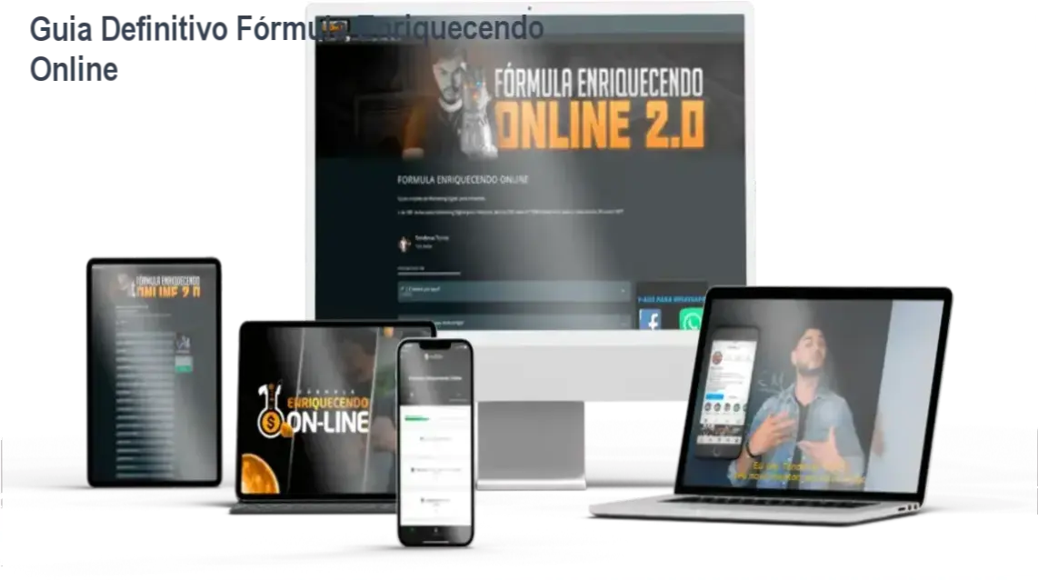 Imagem de capa do curso Fórmula Enriquecendo Online com texto 'Aprenda Marketing Digital com Método T.O.M'