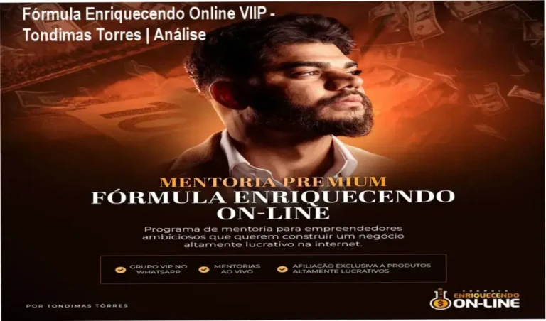 Interface de plataforma de curso online mostrando o ecossistema do Fórmula Enriquecendo Online VIIP