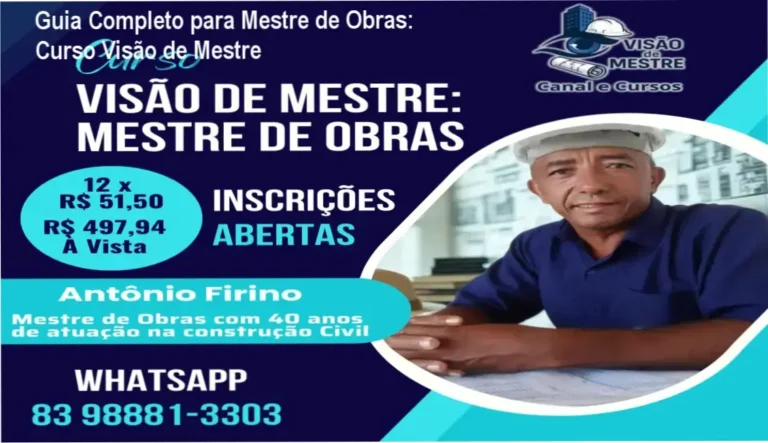 Ilustração mostrando um mestre de obras liderando equipe em obra moderna