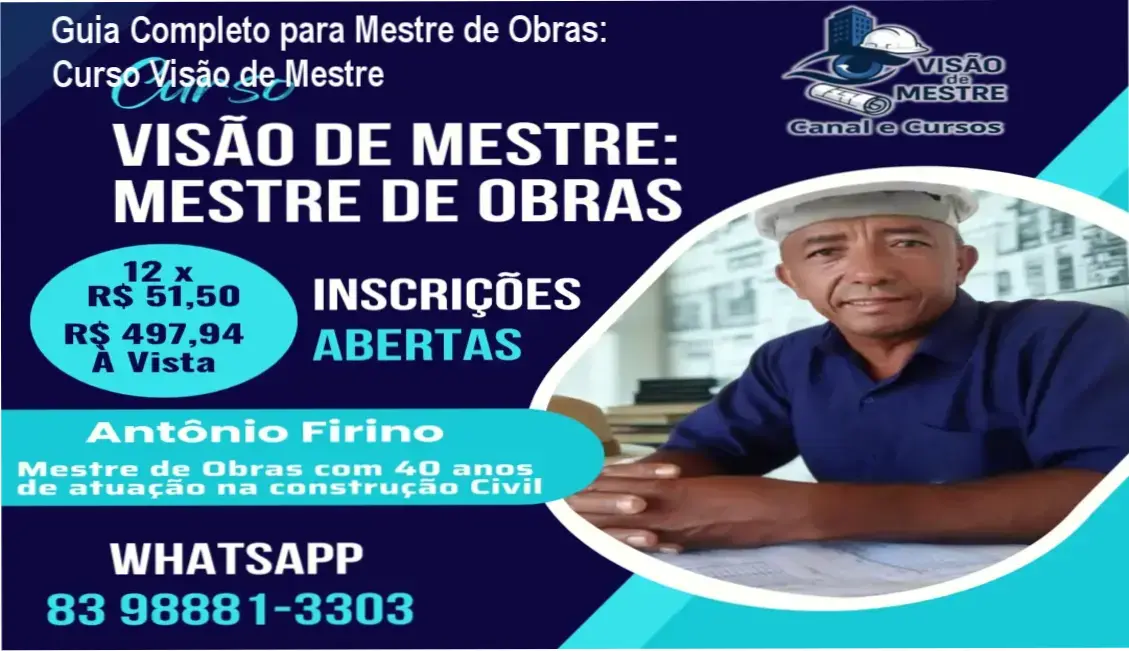 Ilustração mostrando um mestre de obras liderando equipe em obra moderna