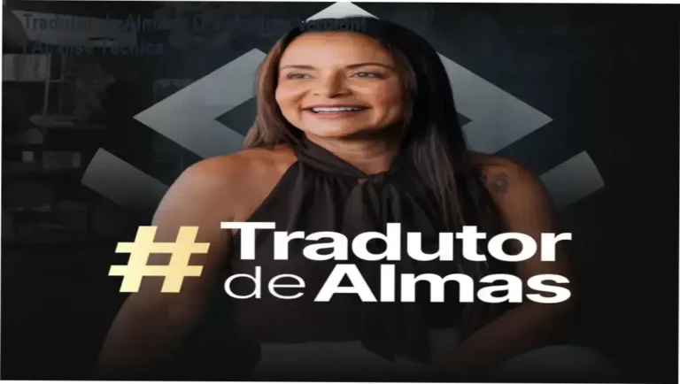 Representação da imersão Tradutor de Almas da Dra. Andréa Vermont com materiais de estudo e ebook.