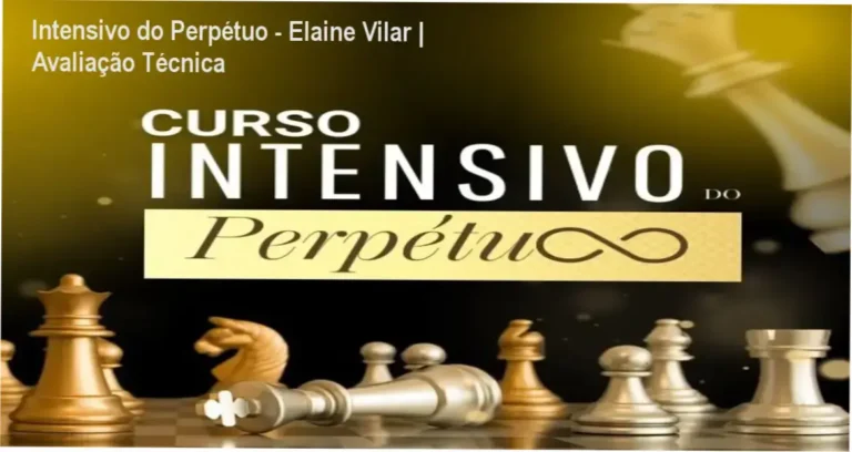 Interface da mentoria Intensivo do Perpétuo de Elaine Vilar focada em tráfego pago e vendas online