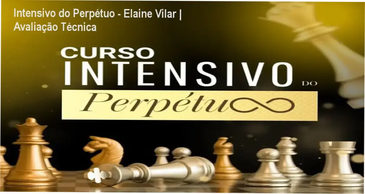 Interface da mentoria Intensivo do Perpétuo de Elaine Vilar focada em tráfego pago e vendas online