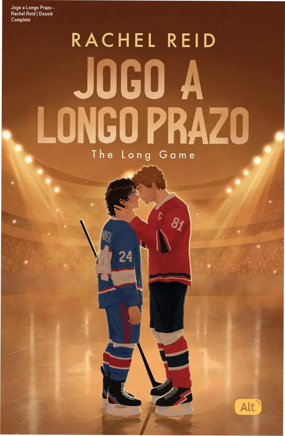Capa do livro Jogo a Longo Prazo de Rachel Reid, parte da série Game Changers