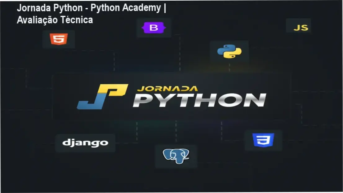 Interface do curso Jornada Python mostrando módulos de Python, Django e projetos práticos