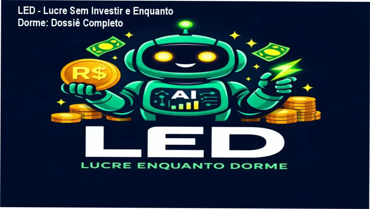 Representação visual de automação de vendas digitais para o curso LED