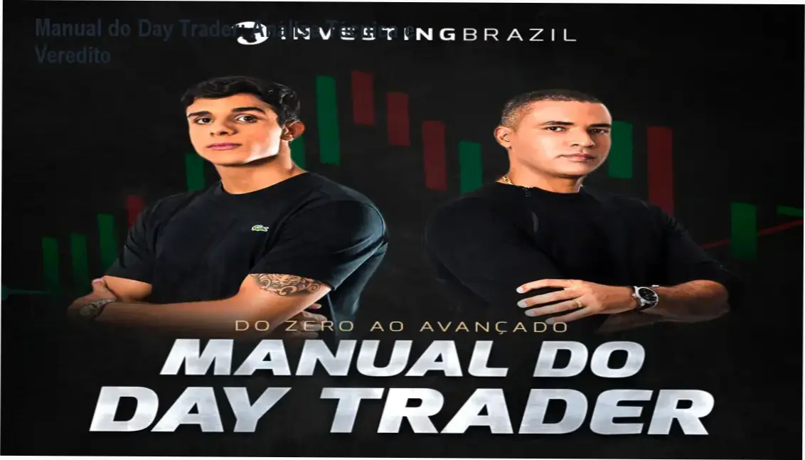 Capa do curso Manual do Day Trader com destaque para estratégias de Price Action e gerenciamento de risco