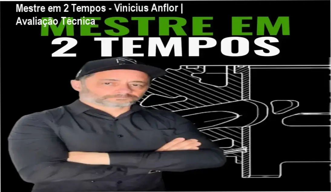 Representação visual do método Mestre em 2 tempos de Vinicius Anflor focado em engenharia de performance