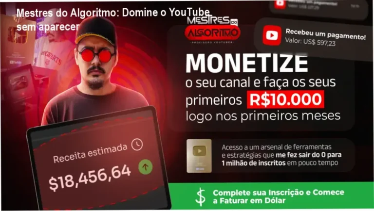 Imagem descritiva mostrando resultados de canais YouTube automatizados e lucrativos