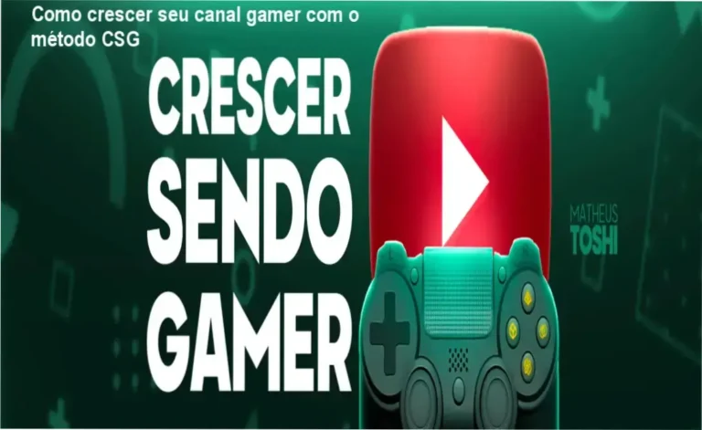 Criador de conteúdo gamer mostrando estratégia de thumbnails e edição de vídeo com alta retenção