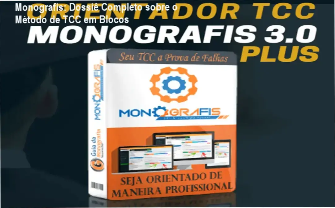 Interface do Monografis exibindo plataforma de estruturação de TCC com suporte de inteligência artificial e normas ABNT