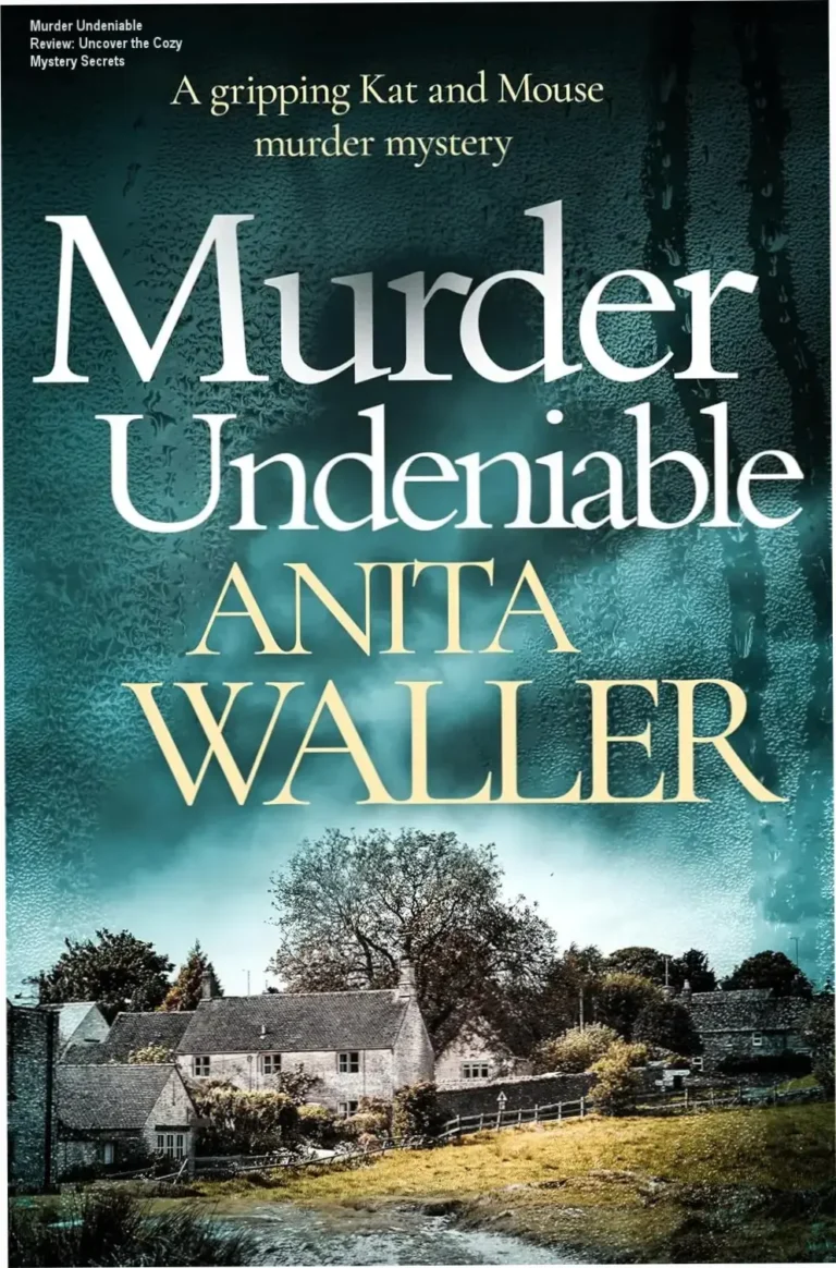 Cover of Murder Undeniable by Anita Waller, a cozy murder mystery novel
