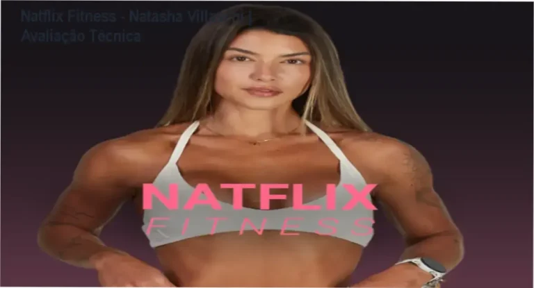 Interface da plataforma Natflix Fitness mostrando opções de treinos e cardápios nutricionais para mulheres