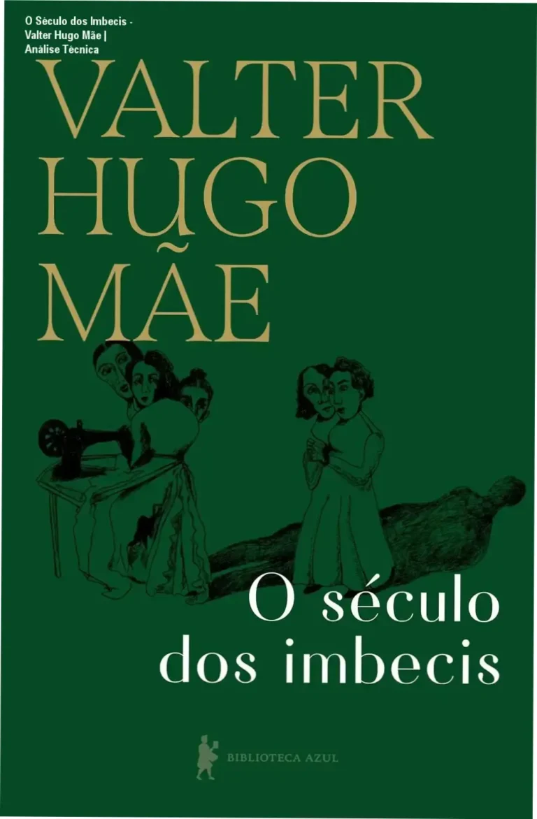 Capa do livro O Século dos Imbecis de Valter Hugo Mãe em formato digital