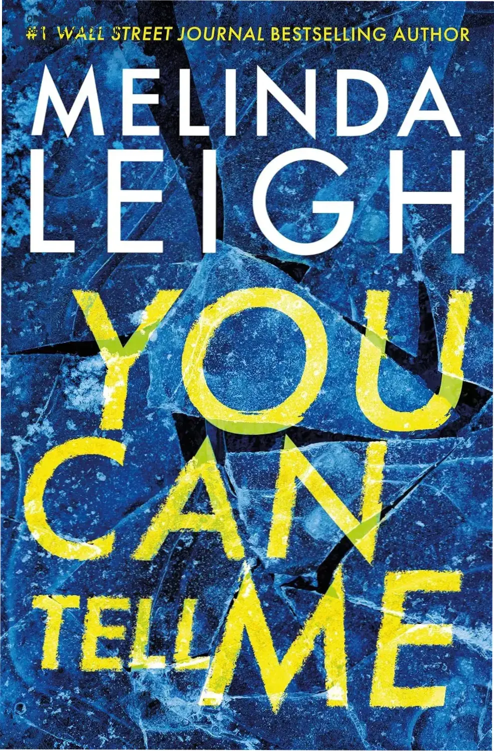 Cover art of Olivia Cruz thriller 'You Can Tell Me' showing suspenseful design