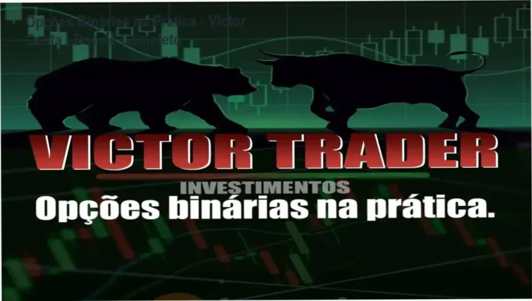 Capa do curso Opções Binárias na Prática de Victor Costa com destaque para estratégias Price Action