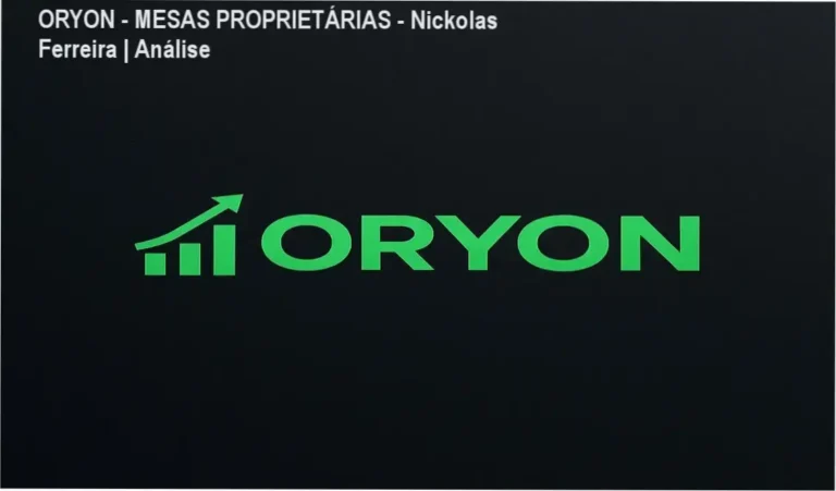 Curso ORYON Mesas Proprietárias Nickolas Ferreira: método matemático para aprovação em prop firms e contas financiadas.